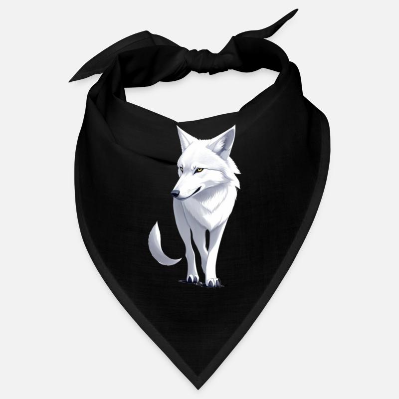 Weißer Wolf Bandana