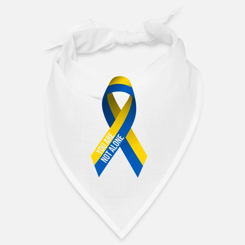 Support Ukraine Frieden Design - Not Alone Bandana