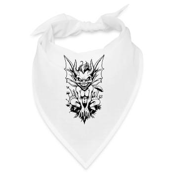Wald-Goblin – Hüter des geheimen Pfades - Bandana - Weiß - Vorne