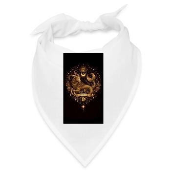 Golden Zodiac Collection – Capricorn Astrology  - Bandana - Weiß - Vorne