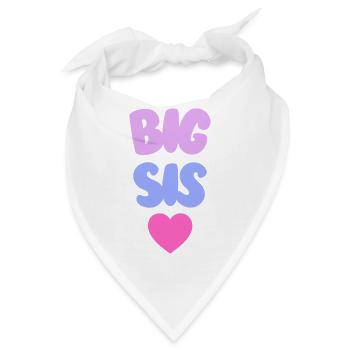 Big Sis Love - Bandana - Weiß - Vorne