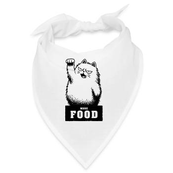 Mehr Food  - Bandana - Weiß - Vorne