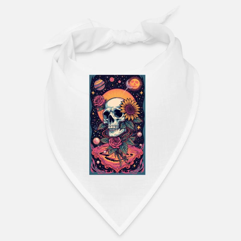 Crâne et Fleur de l’Espace Bandana