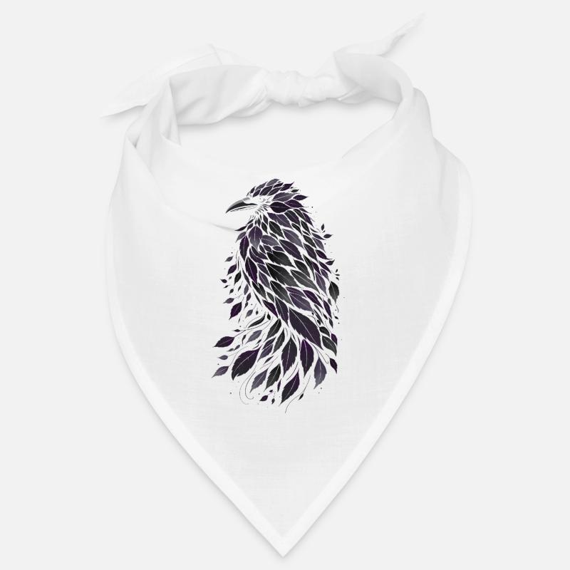 Night Leaf Raven from Purple Leaves Bandana