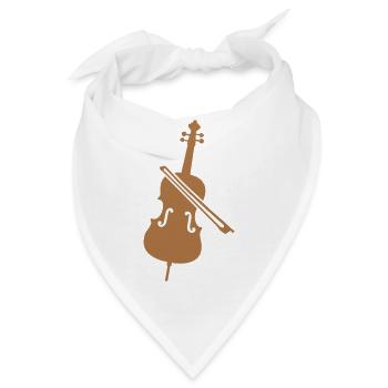 Cello - Bandana - Weiß - Vorne