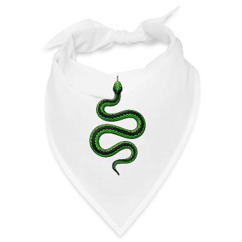 Schlange von Via Gentile - Bandana - Weiß - Vorne