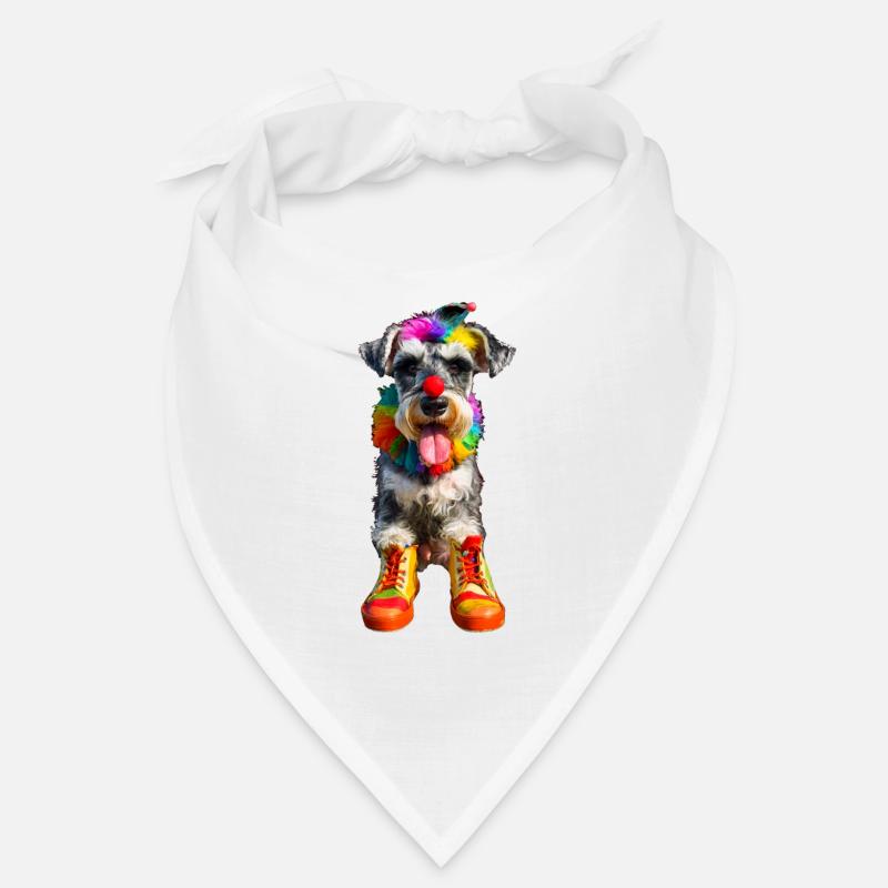 Schnauzer Clown Bandana