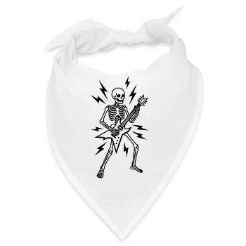 Metall - Bandana - Weiß - Vorne