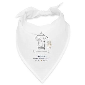 Sarajevo Sebilj - Bandana - Weiß - Vorne