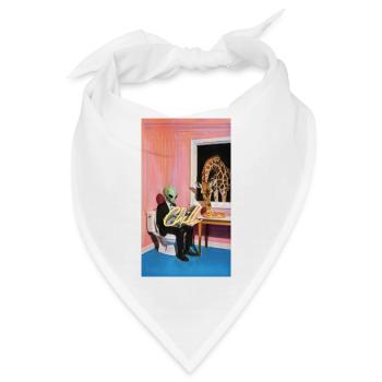 Chill Surreal Alien - Bandana - Weiß - Vorne