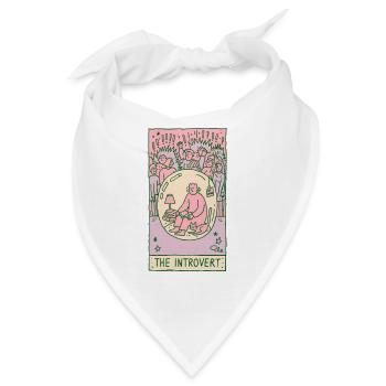 The Introvert - Bandana - Weiß - Vorne