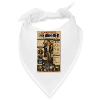 Der Angeber – Eigenwerbung in Perfektion - Bandana - Weiß - Vorne
