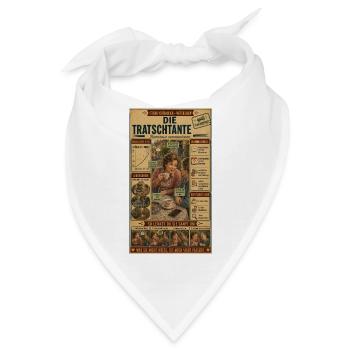 Die Tratschtante – Streng vertraulich - Bandana - Weiß - Vorne