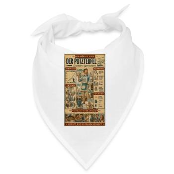 Der Putzteufel – Kein Krümel ist sicher - Bandana - Weiß - Vorne