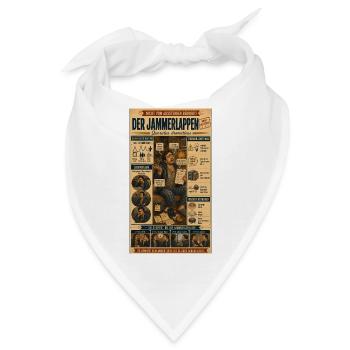 Der Jammerlappen – Klagen auf höchstem Niveau - Bandana - Weiß - Vorne