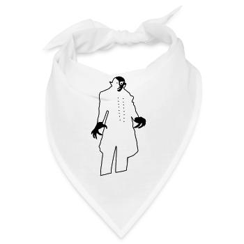 Vampir - Bandana - Weiß - Vorne