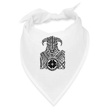 Wikinger - Bandana - Weiß - Vorne