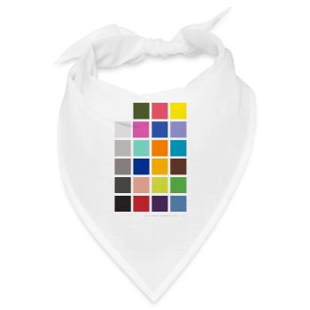 Colour Checker / Farbreferenz / Graukarte - Bandana - Weiß - Vorne