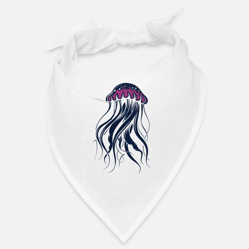 Float and glow, jellyfish with tentacles Bandana