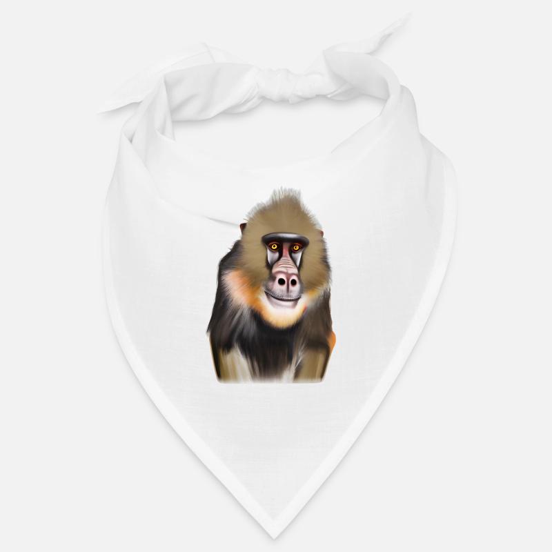 Mandrill Affe Bandana