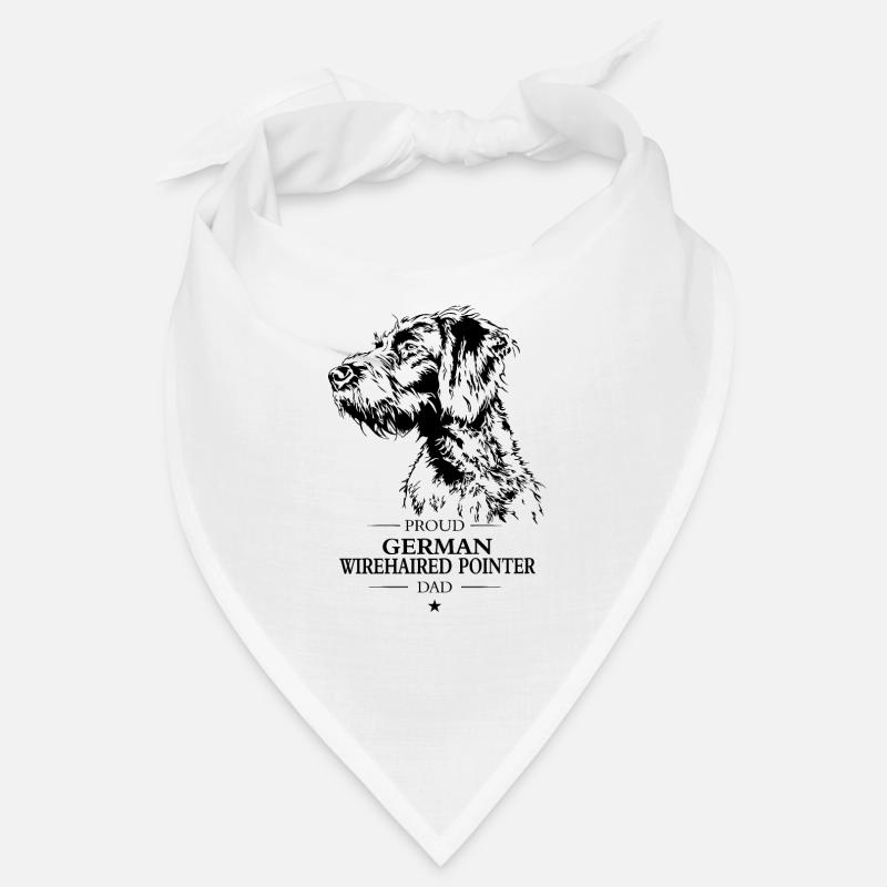 German Wirehaired Pointer Dad Hunde Hund Wilsigns Bandana