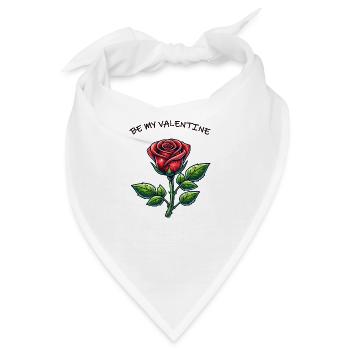 rose valentine - Bandana - Weiß - Vorne