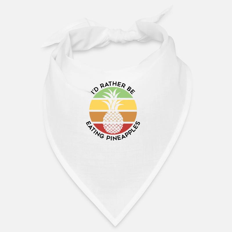 Eating Pineapples Ironic Saying Tropical Summer Bandana