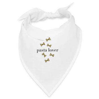 Pasta Nudel - Bandana - Weiß - Vorne