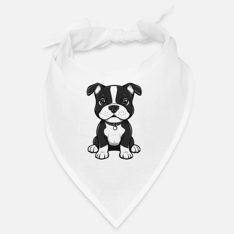 Pit Hund Niedlich Bandana