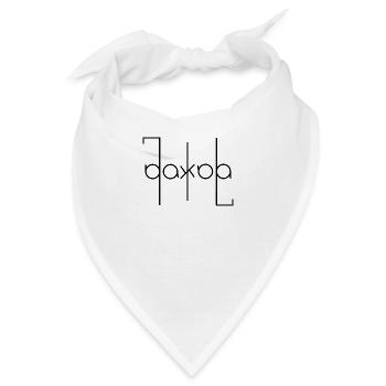 Jakob Ambigramm - Bandana - Weiß - Vorne