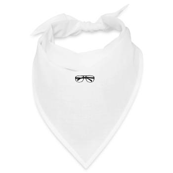Brille - Bandana - Weiß - Vorne