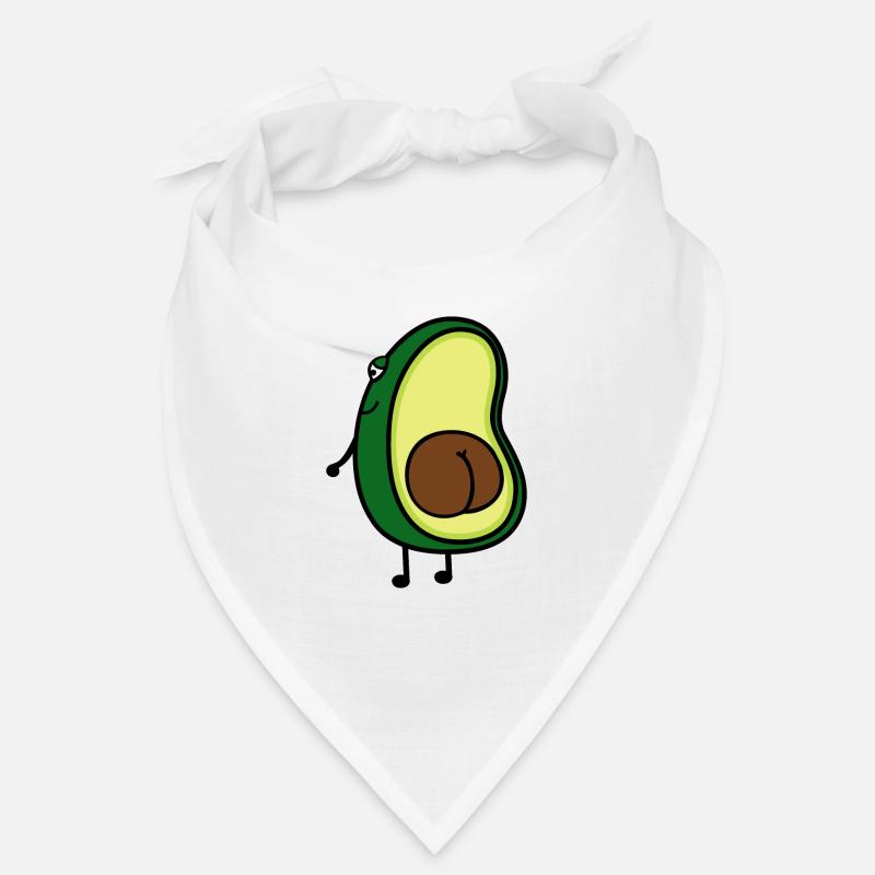 avocat - Bandana - blanc
