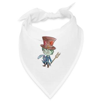 Tierkreis: Wassermann - Bandana - Weiß - Vorne