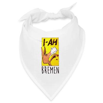 Bremer Stadtmusikanten Esel I-Aah - Bandana - Weiß - Vorne