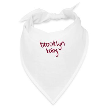 Brooklyn Baby - Bandana - Weiß - Vorne