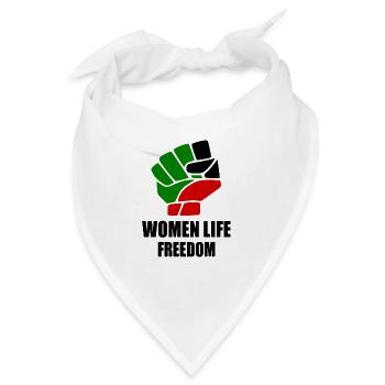 Women life freedom - Bandana - Weiß - Vorne