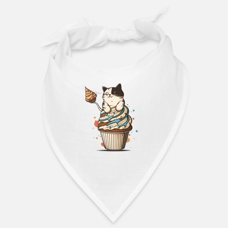 Cupcake Katze Bandana
