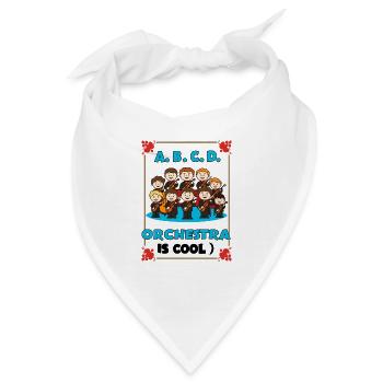 ABC Schulorchester - Bandana - Weiß - Vorne