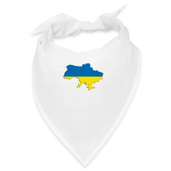 Ukraine - Bandana - Weiß - Vorne