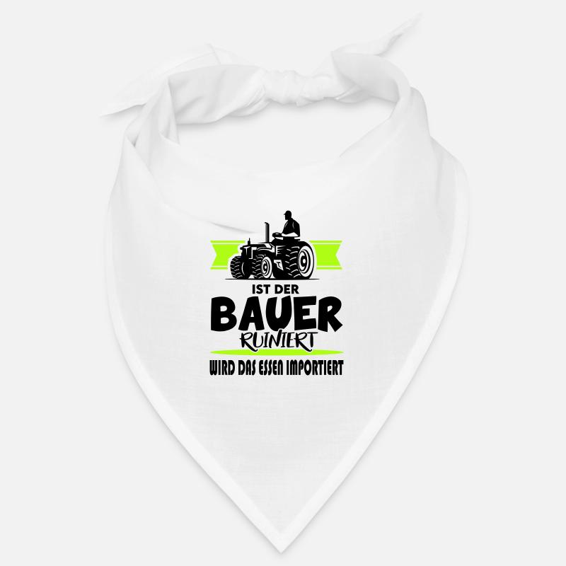 Ist der Bauer ruiniert Demostration Protest Bandana