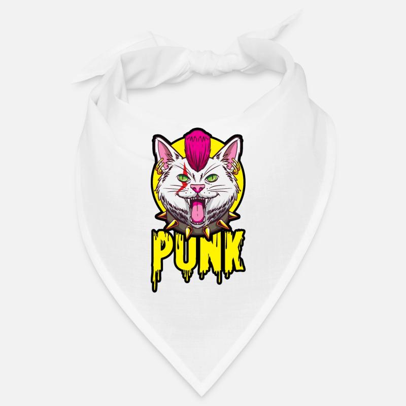 Punk cat for a punk cat lover Bandana