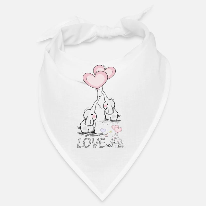 Elephants with heart Bandana