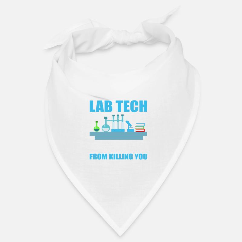 Ich bin Labor Tech. Labortechniker Geschenk Bandana