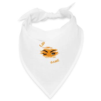 Brauenspiel Microblading-Techniker. Geschenk - Bandana - Weiß - Vorne