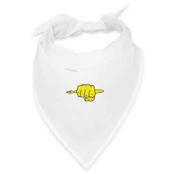 Poesiesport Dichter Enthusiast Gift - Bandana - Weiß - Vorne