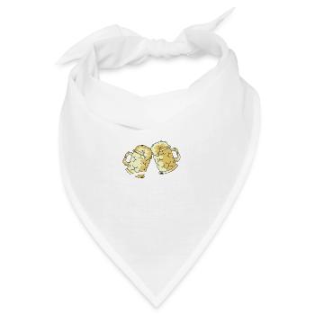 Arbeit für Bier Alkoholische Person Gift - Bandana - Weiß - Vorne