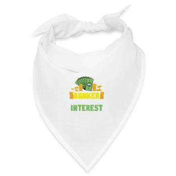 Ich habe das Interesse verloren. Bankzärbiger Gesc - Bandana - Weiß - Vorne
