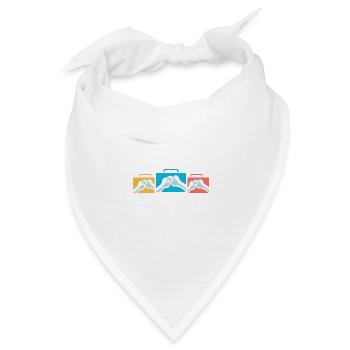 Kann nicht dumm reparieren Sarkastische Person Gif - Bandana - Weiß - Vorne