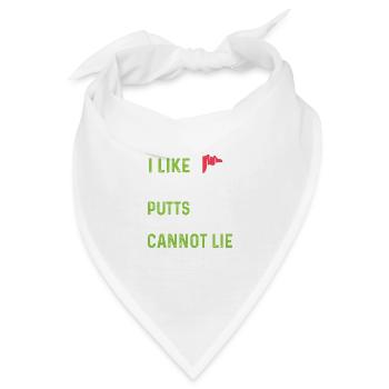 Wie große Putts Hobbyist Gift - Bandana - Weiß - Vorne