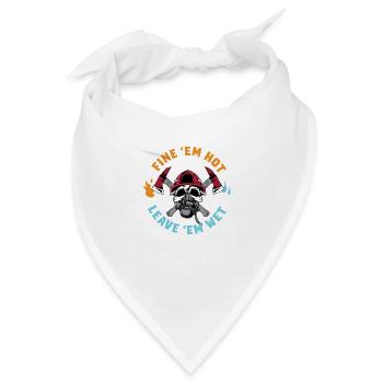 Lass sie nass Joker oder lustig Gift - Bandana - Weiß - Vorne